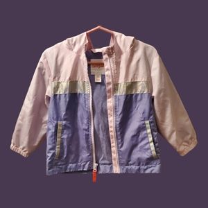 Cat & Jack Toddler Windbreaker, Pink/Purple, 2T